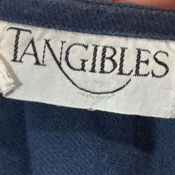 VTG Tangibles Patchwork Button Vest Cottage Boho Folkcore Indie Y2k Festival - Picture 3 of 8